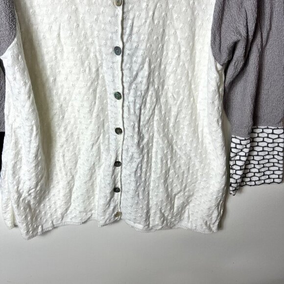 Margaret winters button‎ up sweater women’s large - Picture 3 of 9